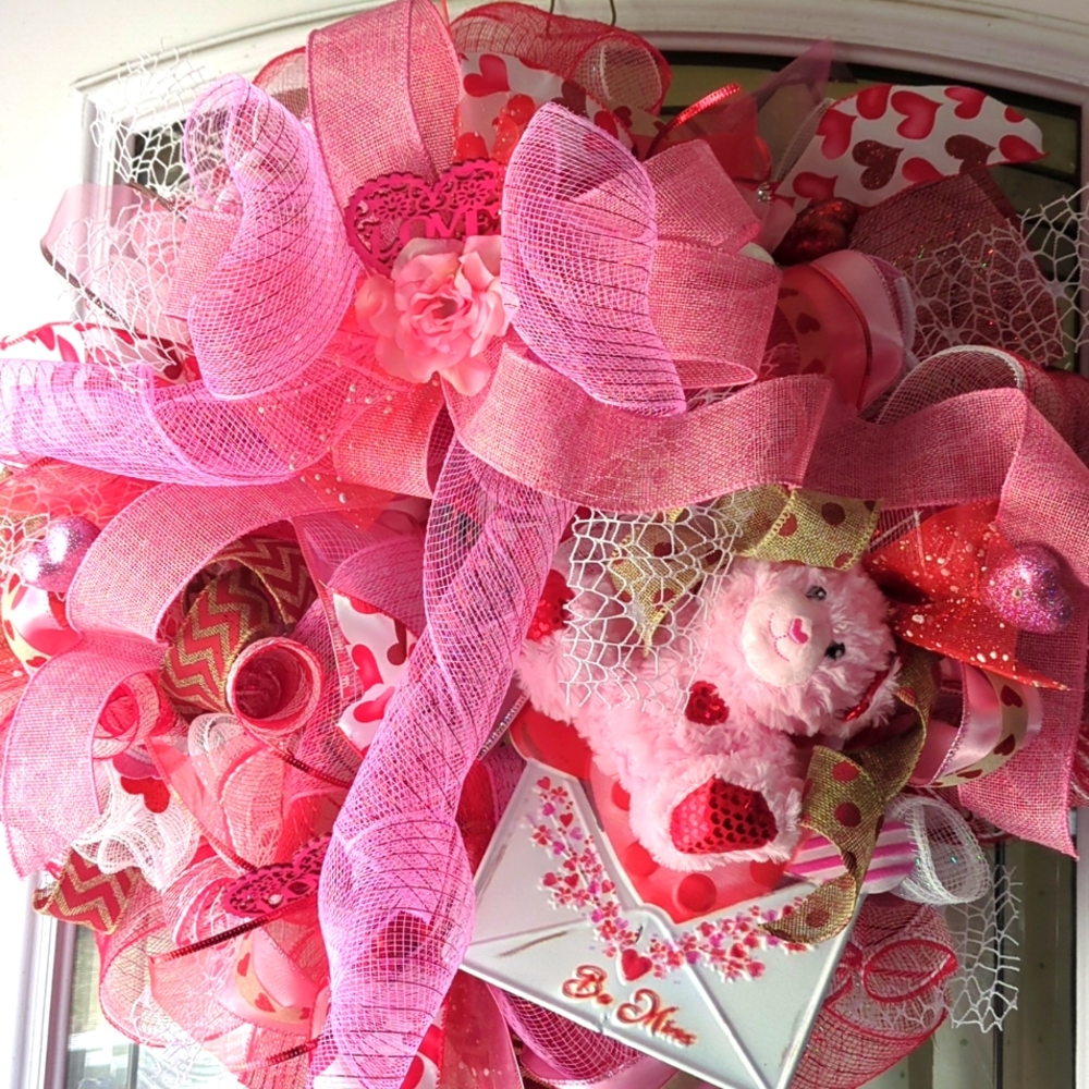 "Be Mine" wreath